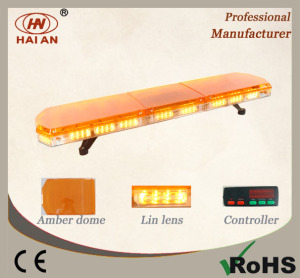 Amber LED Lightbar with Lin Lens